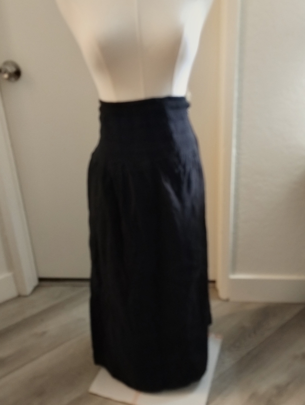 Old Navy Navy Blue Maxi Skirt with Smocked Waist
